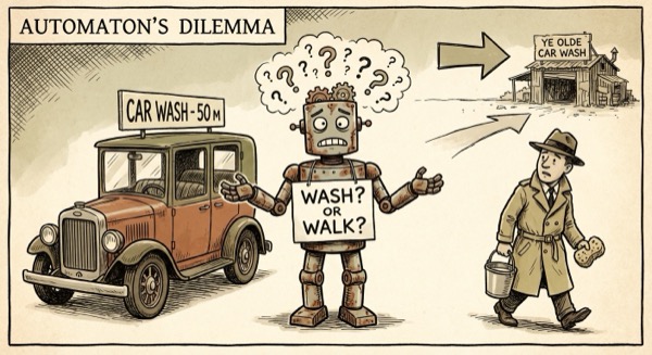 The Car Wash Test: 53 AI Models, Most Fail Basic Logic