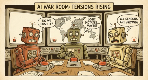 AI War Games End in Nuclear Apocalypse 95% of the Time