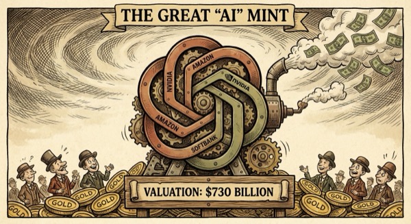 OpenAI Raises $110B at $730B Valuation